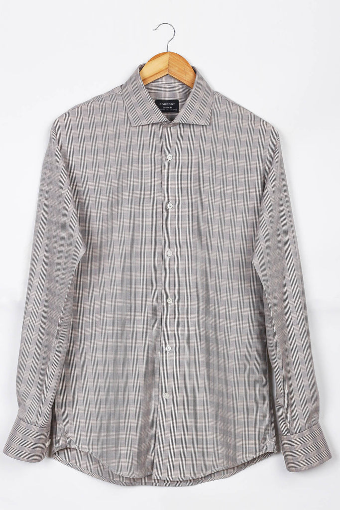 Hazal Wood Tartan Shirt - Foberry USA