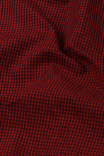 Load image into Gallery viewer, Maroon Micro Gingham - Foberry USA