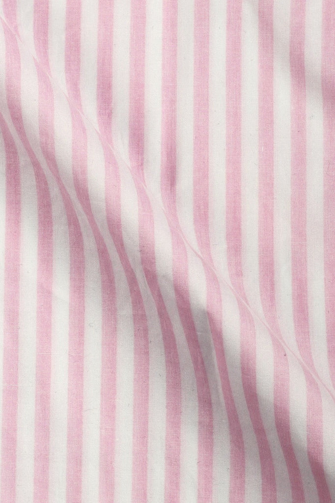 Fresh Bold Pink Striped shirt - Foberry USA