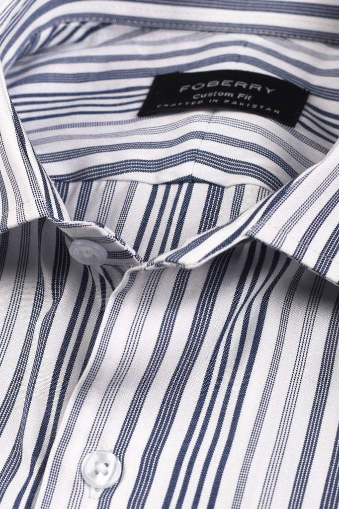 Multi Grey Stripes Shirt - Foberry USA