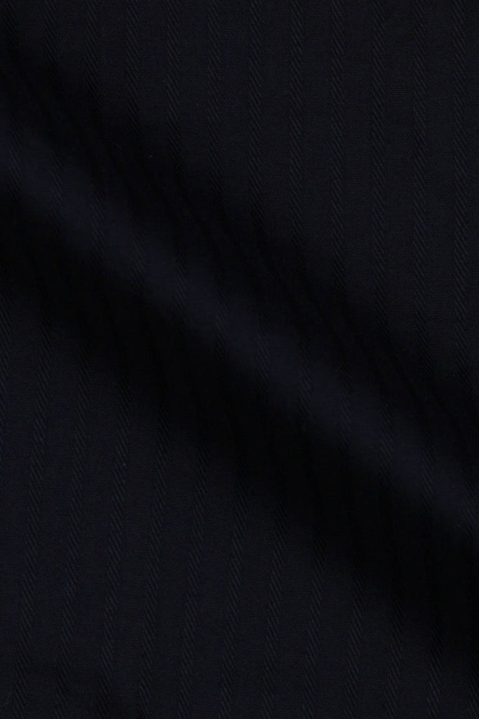 Black Twill Striped Shirt - Foberry USA