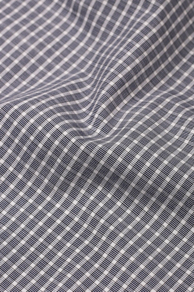 Grey Mini Box Checkered Shirt - Foberry USA
