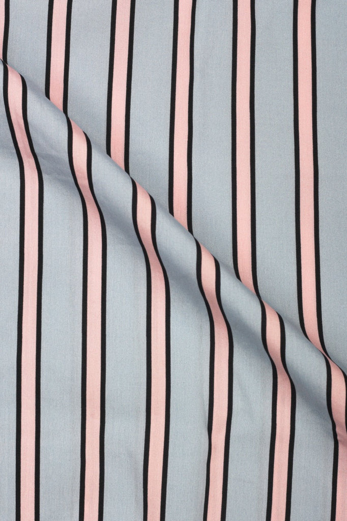 Pink Blue Striped Shirt - Foberry USA