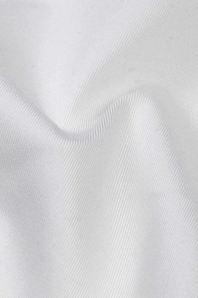 Egg White Twill Shirt - Foberry USA