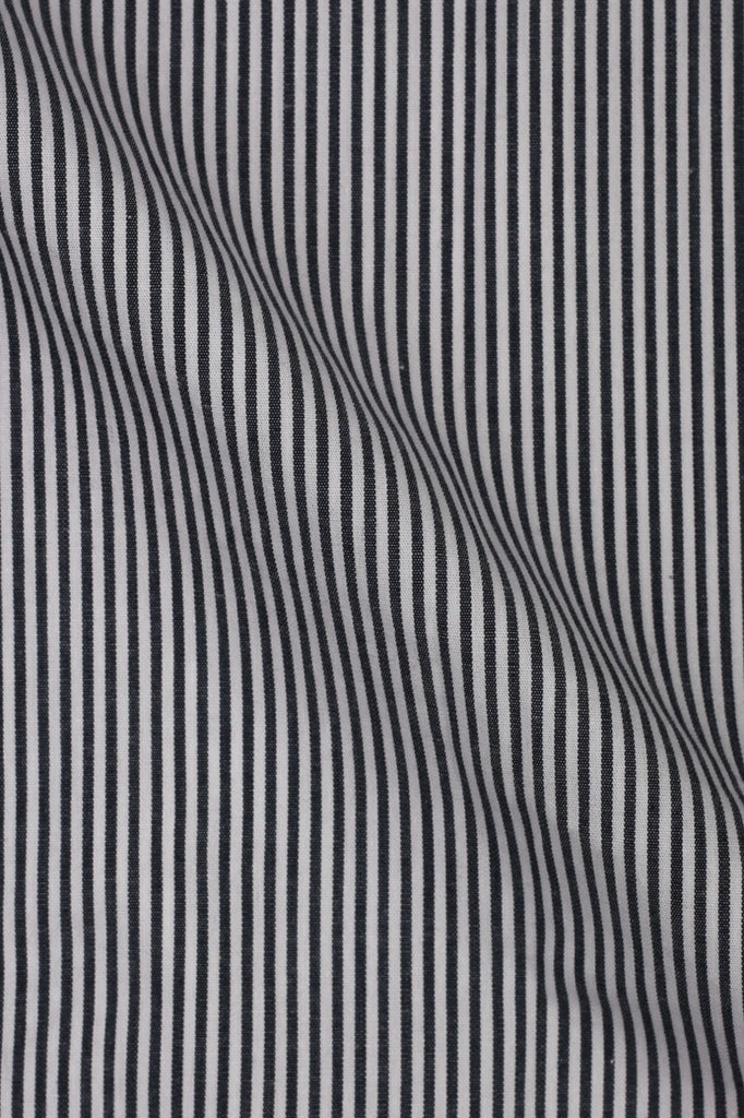 Charcoal Pinstriped Shirt - Foberry USA
