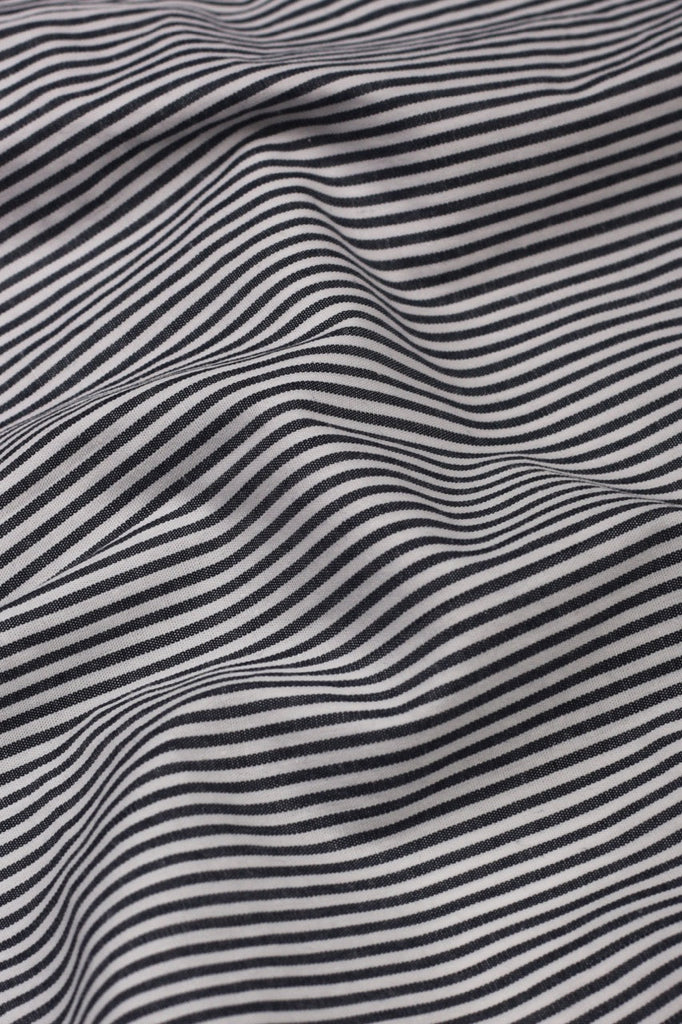 Charcoal Pinstriped Shirt - Foberry USA