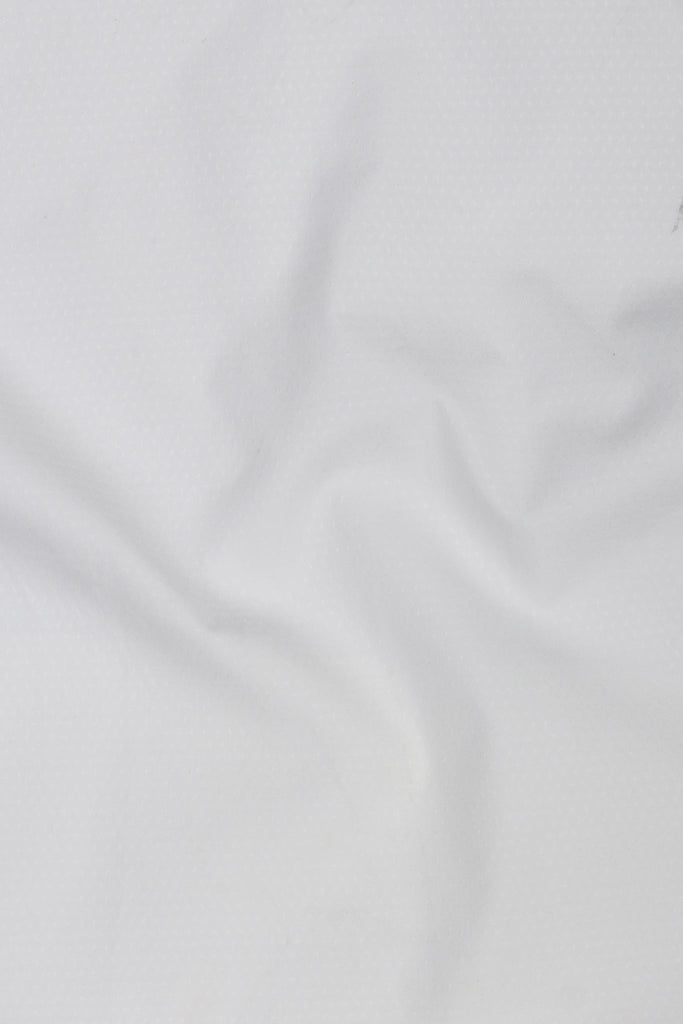 Egyptian White Self-Patterened Shirt