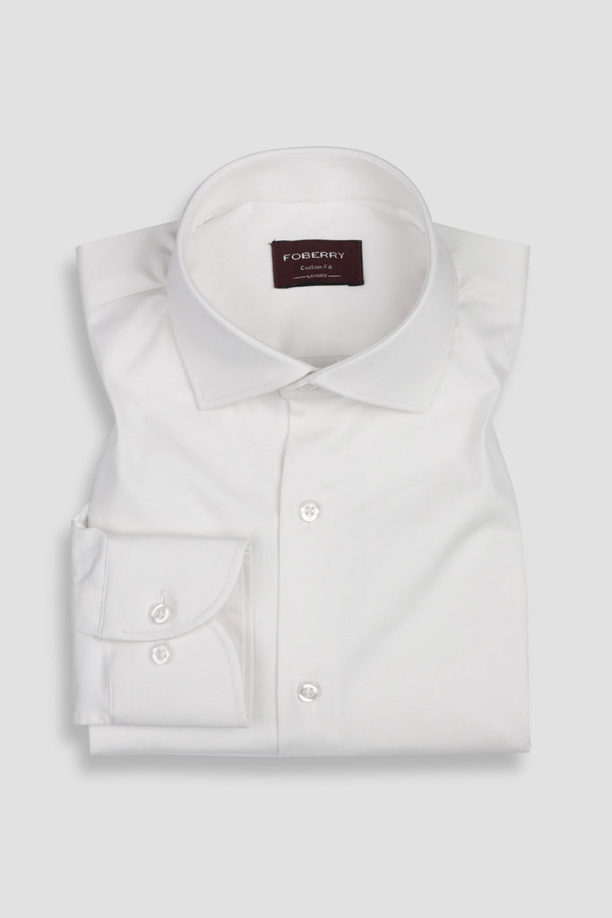 White Stretchable Shirt