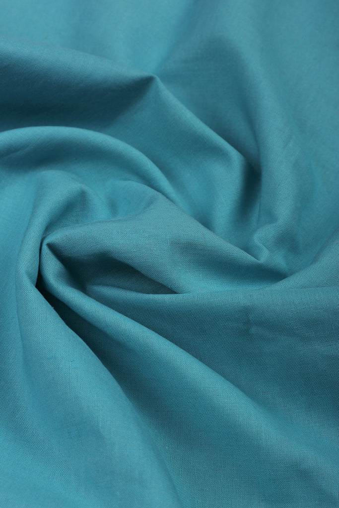 Turquoise Blue Italian Linen Shirt - Foberry USA