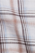 Tan Checkered Linen - Foberry USA