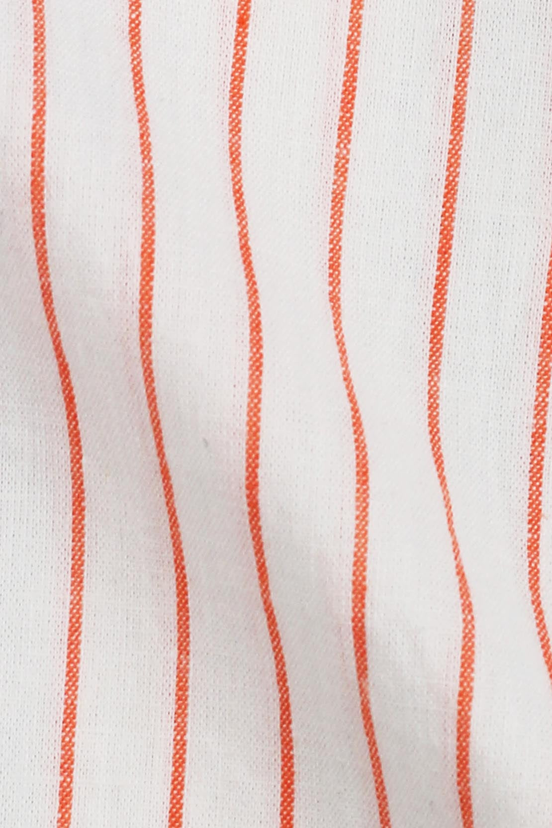 ORANGE STRIPED LINEN - Foberry USA