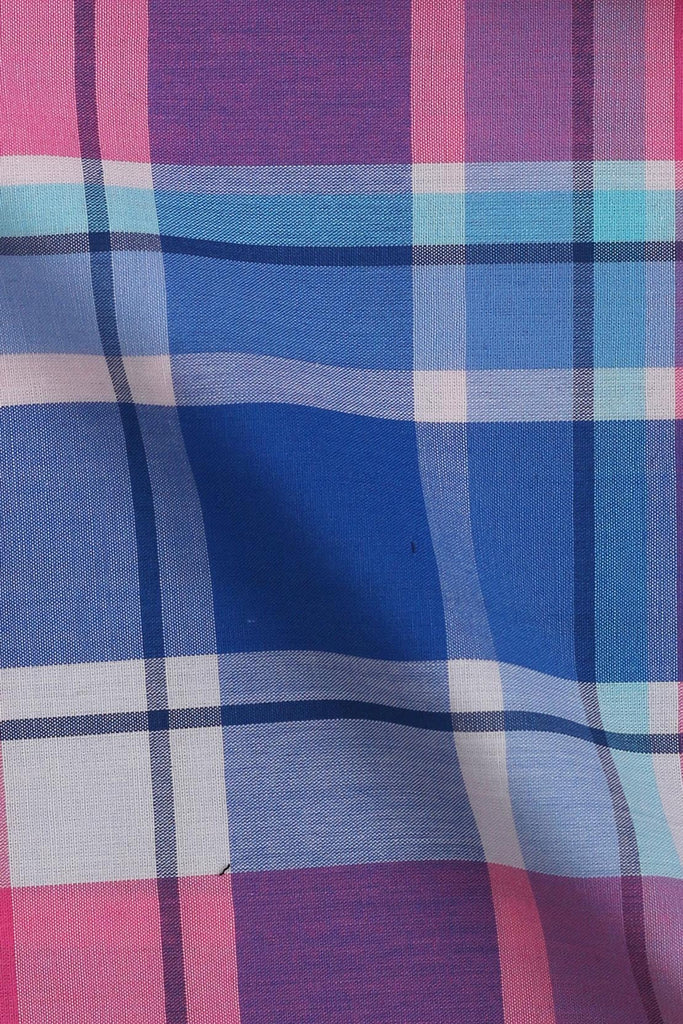 Pink Blue Plaid - Foberry USA
