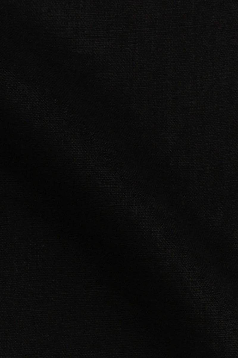 BLACK ITALIAN LINEN - Foberry USA