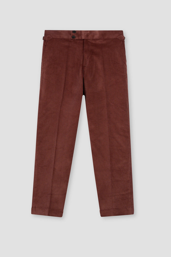 Mountain Brown Corduroy Gurkha Trousers