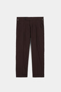Brown Flannel Gurkha Trousers