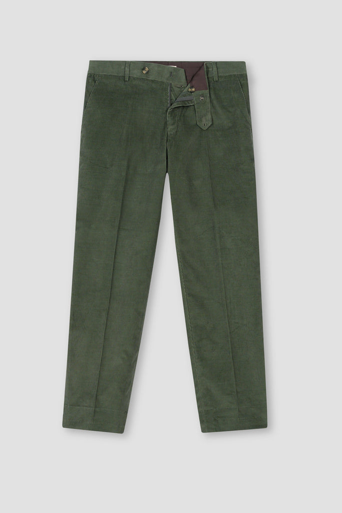 Hunter Green Corduroy Soren Trousers