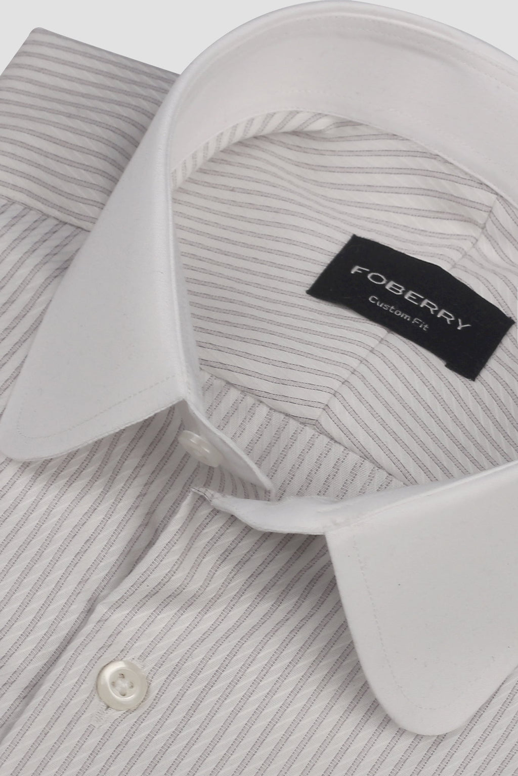 Grey Stripes Egyptian Easy Care Shirt