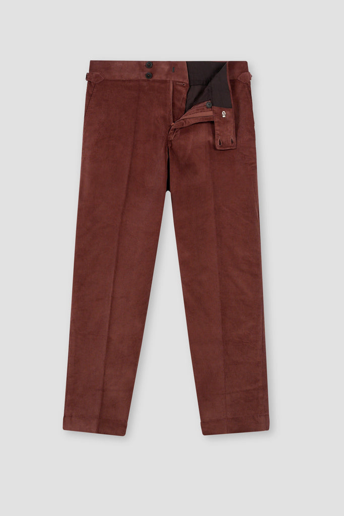 Mountain Brown Corduroy Gurkha Trousers