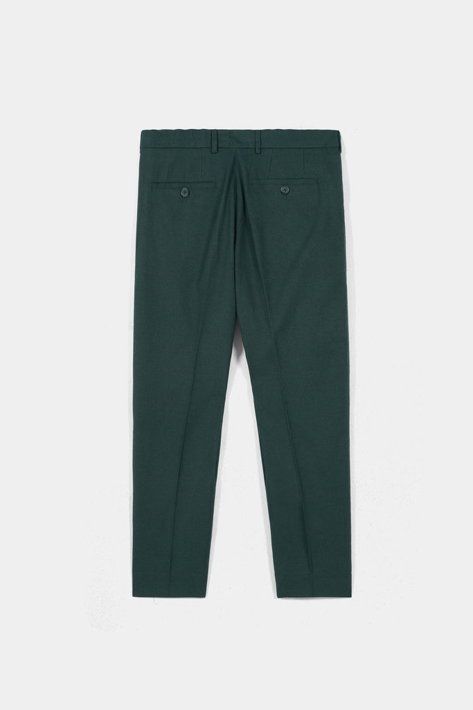 Forrest Green Flannel Ravon Trousers