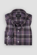 Light Muave Tartan Winter Flannel Shirt