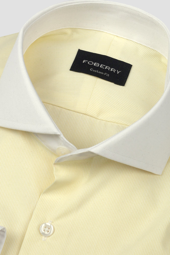 Yellow Pin Striped Featherweight Shirt