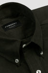 Soft Forrest Green Corduroy Shirt