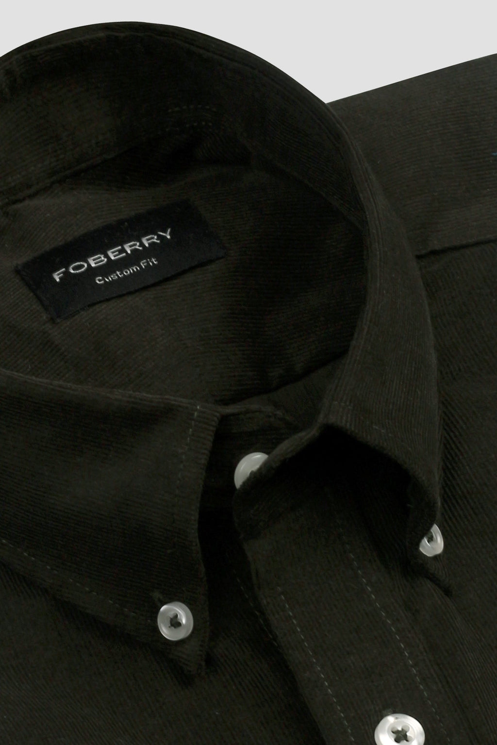 Soft Forrest Green Corduroy Shirt