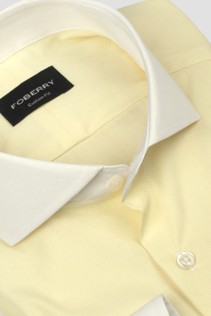 Yellow Pin Striped Featherweight Shirt