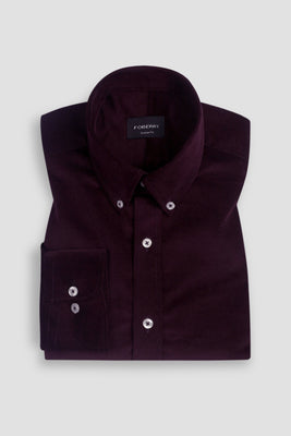 Dark Plum Corduroy Shirt