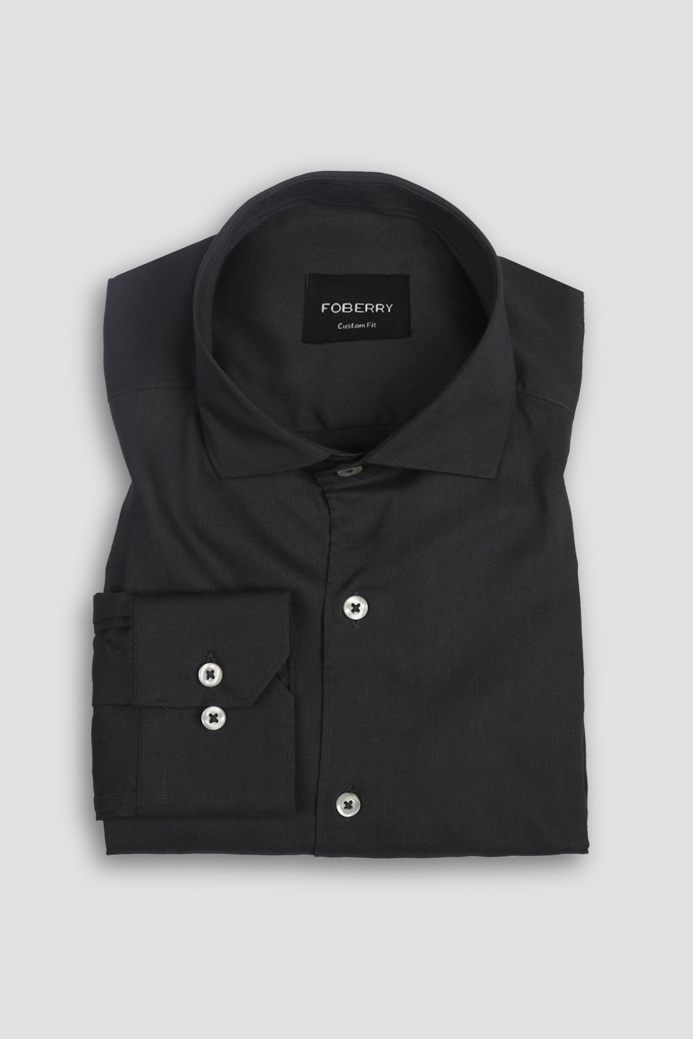 Grey Linen Featherweight Shirt