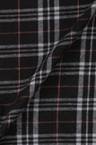Light Mauve & Black Madras Winter Flannel