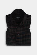 Gold On Black Polka Dots Shirt