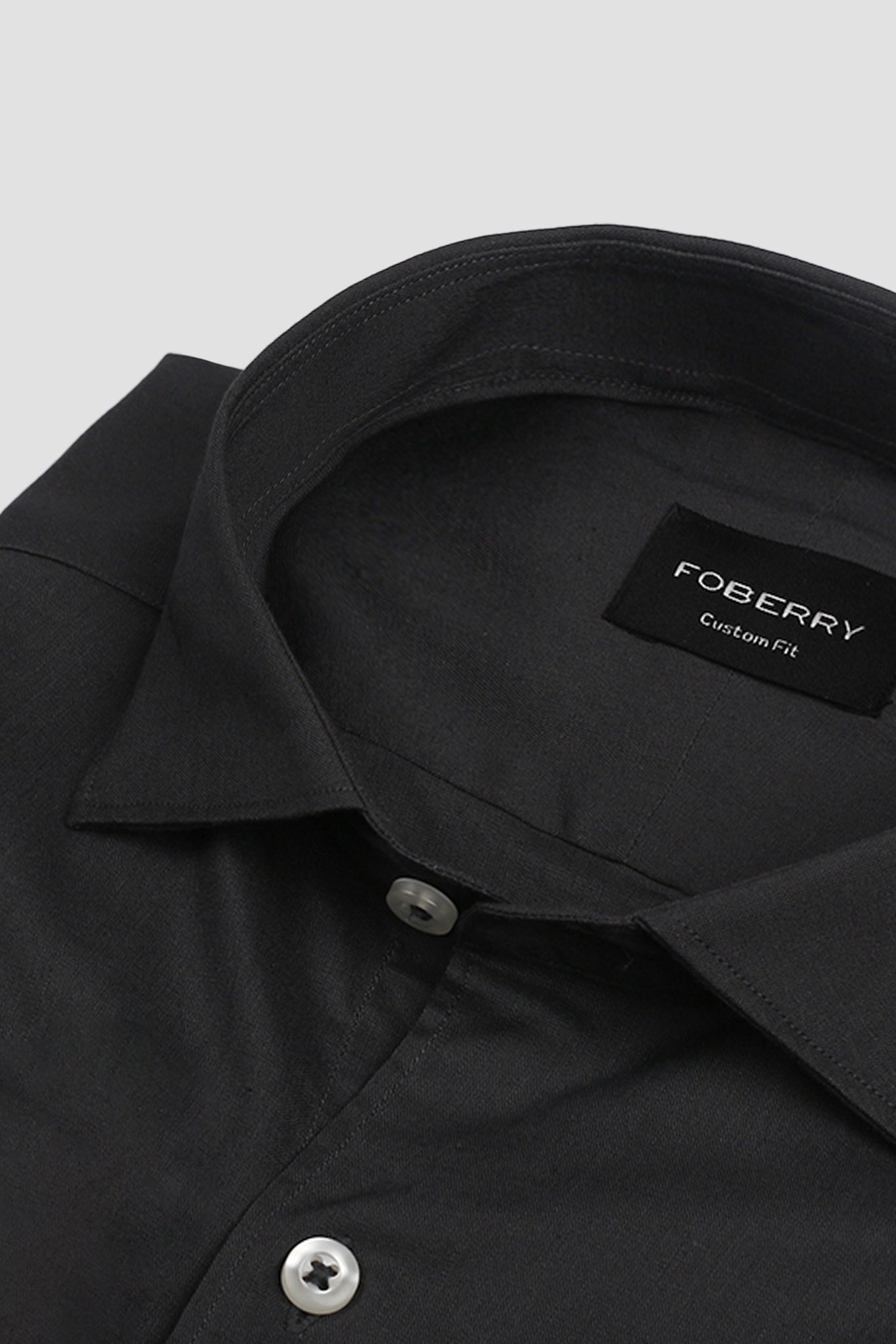 Grey Linen Featherweight Shirt