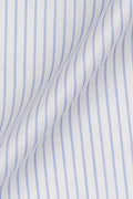 Sky Blue 60s Pencil Stripes