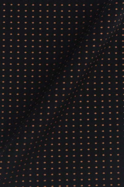 Gold On Black Polka Dots