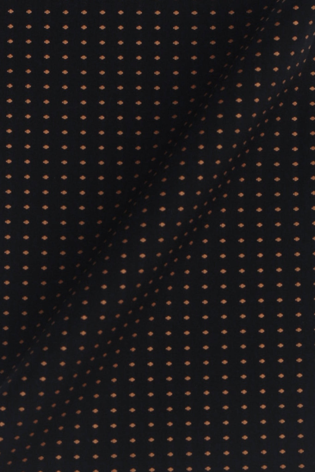Gold On Black Polka Dots Shirt