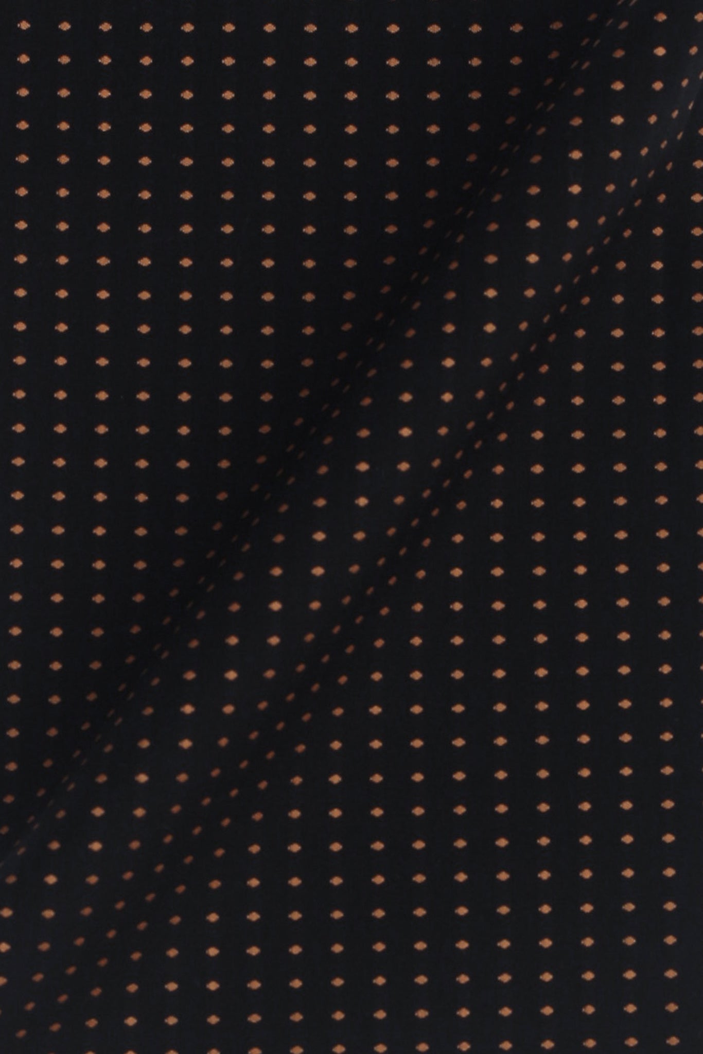 Gold On Black Polka Dots Shirt