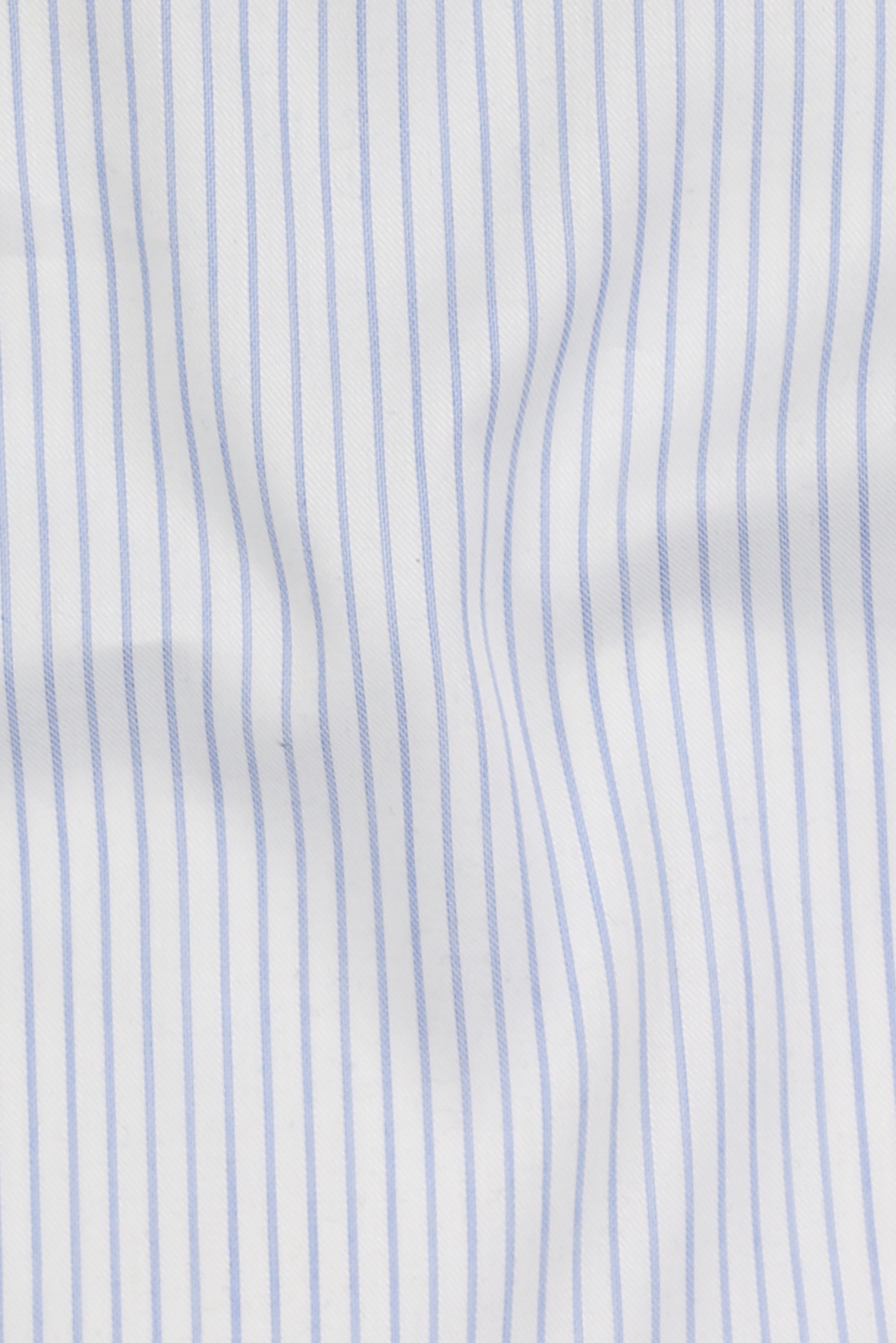 Sky Blue 60s Pencil Stripes