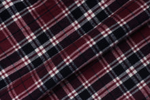 Load image into Gallery viewer, Maroon Tartan Winter Flannel