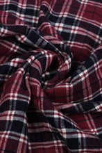 Load image into Gallery viewer, Maroon Tartan Winter Flannel
