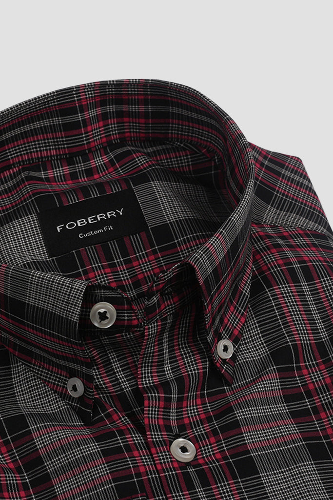Black Madras Shirt