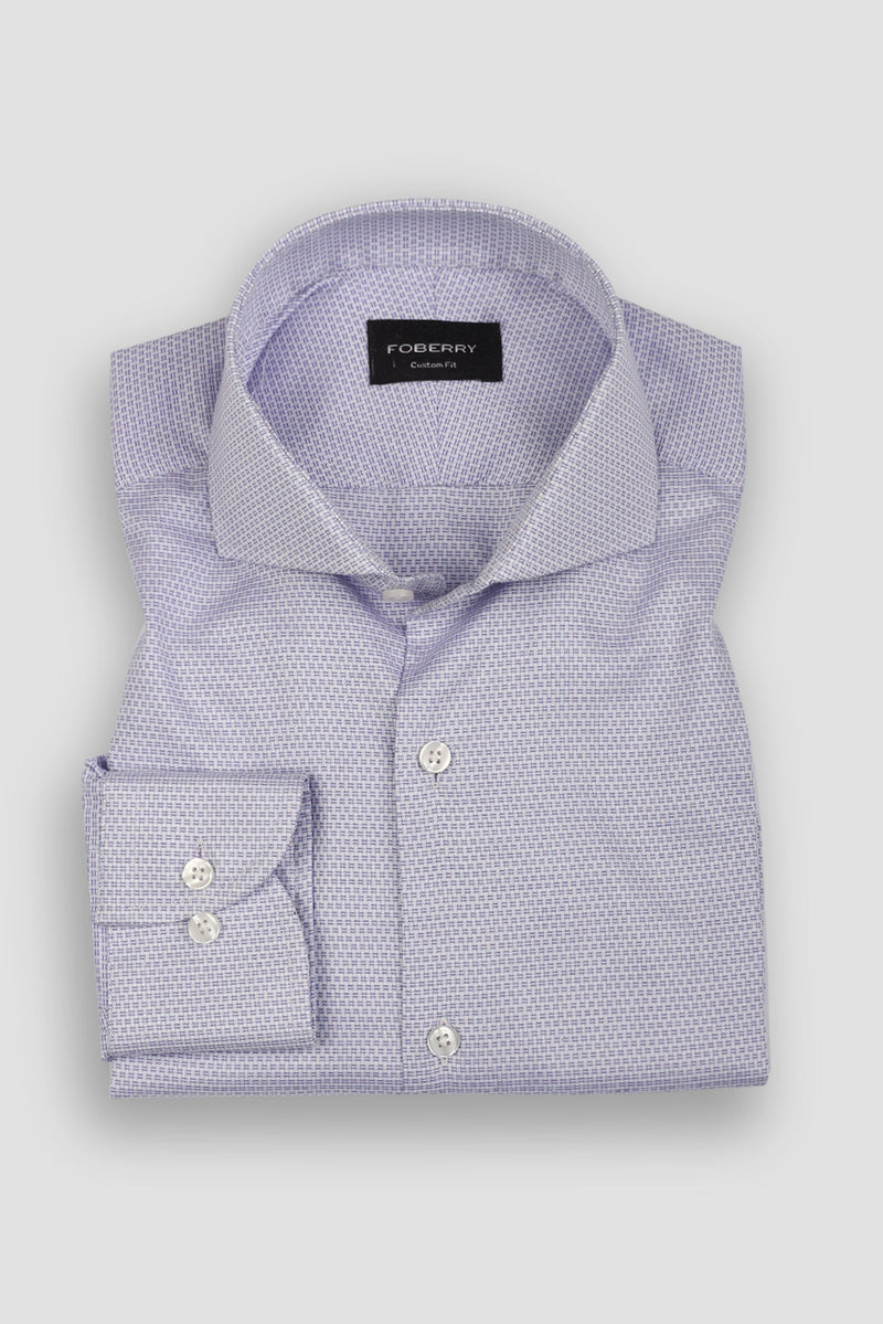 Soft Lilac Structured Shirt