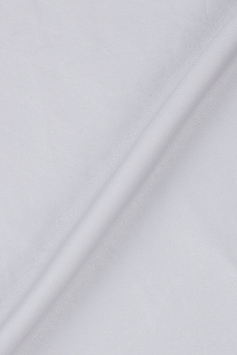 Platinum Grey Egyptian Poplin