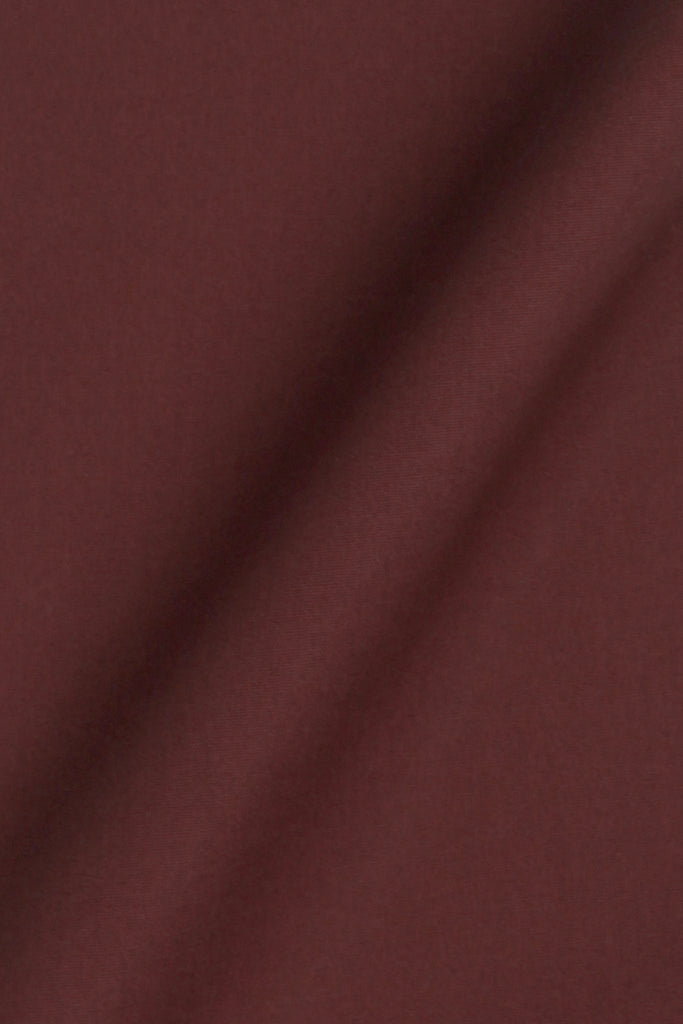 Soft Burgundy Egyptian Poplin Shirt
