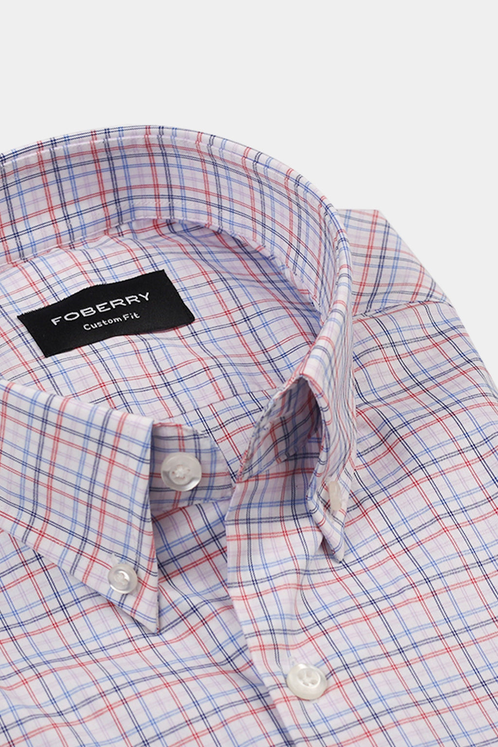 Bue & Red Tartan Egyptian Shirt