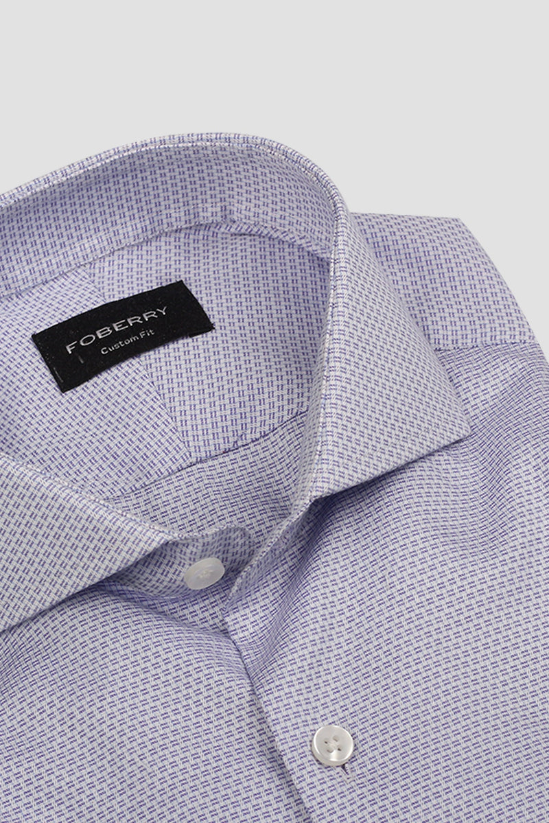 Soft Lilac Structured Shirt