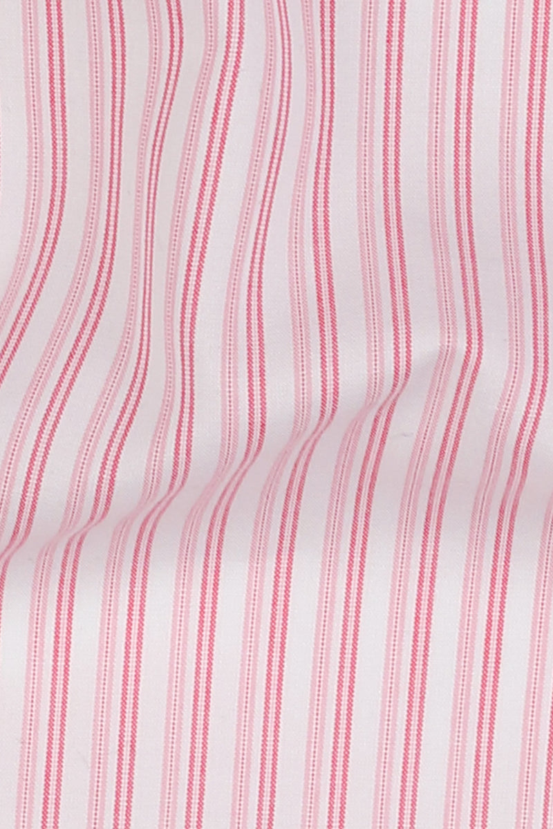 Fuchsia Hairline Striped Shirt