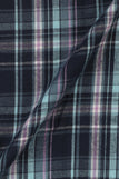 Soft Teal Blue Tartan Winter Flannel