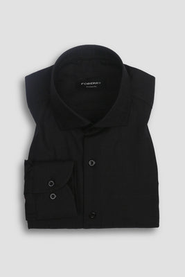 Jet Black Small Boxed Shirt