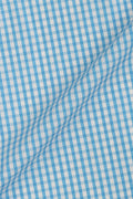 Soft Turquoise Blue Gingham
